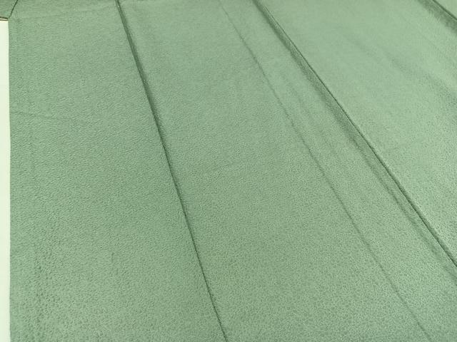 平和屋着物▽上質な色無地 単衣 青竹色 正絹 逸品 AAAZ3977jh