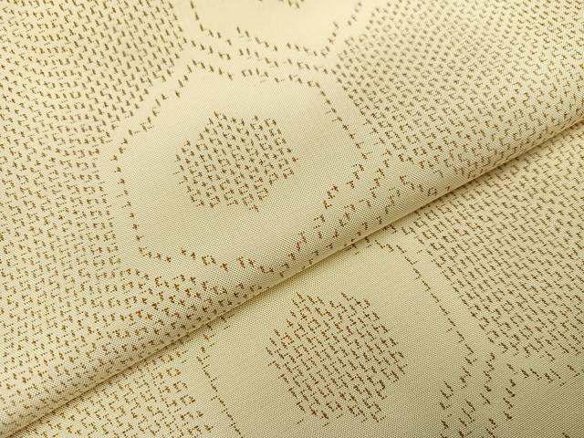 平和屋着物●上質な紬 亀甲間道 正絹 逸品 AAAZ4501ph