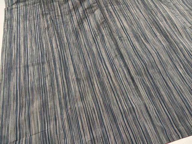 平和屋着物●上質な紬 間道 正絹 逸品 AAAZ4524ph