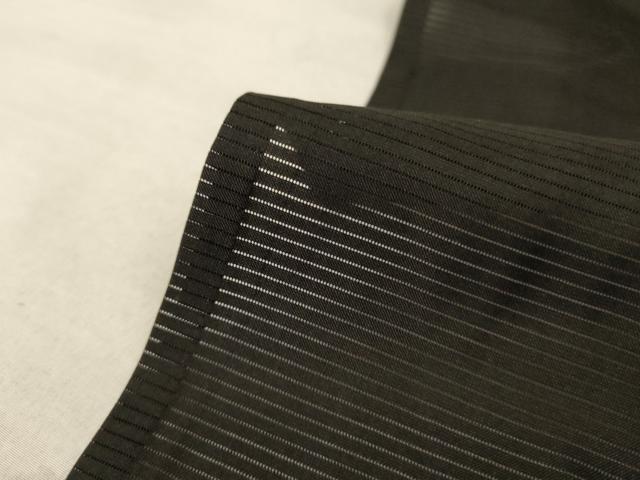 平和屋着物*夏物 男性 黒紋付き 羽織セット 絽 正絹 逸品 AAAZ4720jd