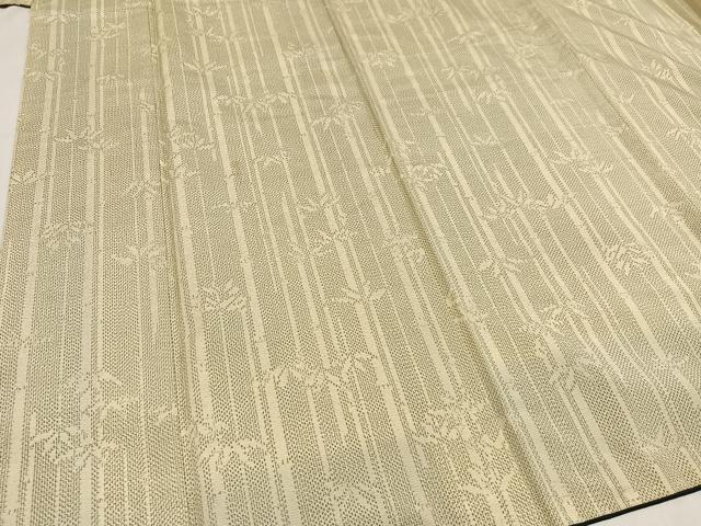 平和屋着物●本場大島紬 薩摩結城 笹竹文 正絹 逸品 AAAZ4886ph