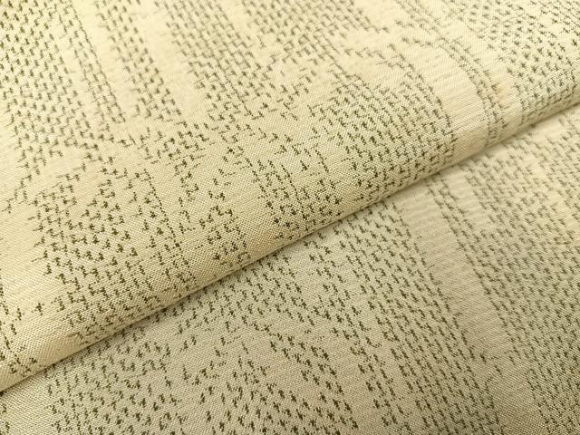 平和屋着物●本場大島紬 薩摩結城 笹竹文 正絹 逸品 AAAZ4886ph