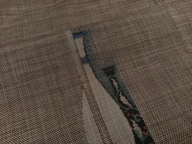 平和屋着物●本場大島紬 カタス9マルキ 草木間道 正絹 逸品 AAAZ4909ph