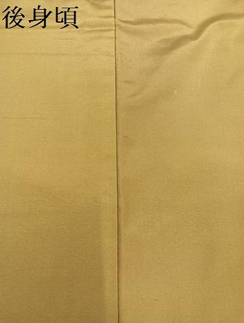 平和屋着物●上質な紬 色無地 木蘭色 正絹 逸品 AAAZ4926ph