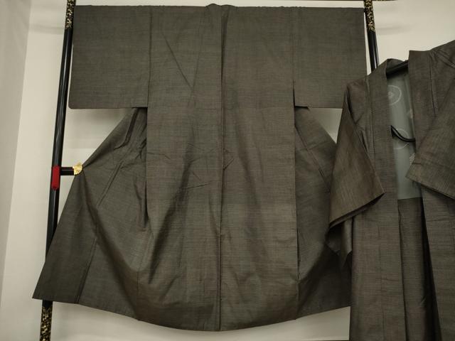 平和屋着物●男性 本場大島紬 アンサンブル 100亀甲 総詰め 正絹 逸品 AAAZ4990ck