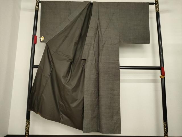 平和屋着物●男性 本場大島紬 アンサンブル 100亀甲 総詰め 正絹 逸品 AAAZ4990ck