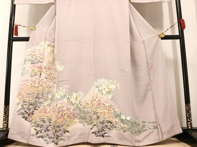 平和屋着物●本加賀友禅作家 村田幸司 色留袖 草花文 暈し染め 正絹 逸品 未使用 AAAZ5102ph