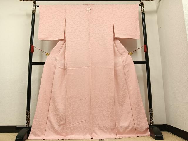 平和屋着物●上質な色無地 紋意匠 虹色 正絹 逸品 未使用 AAAZ5110ph