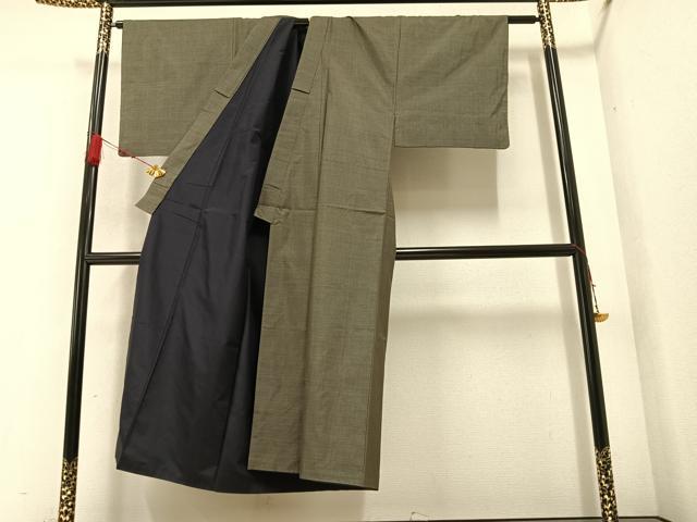 平和屋着物●男性 本場大島紬 アンサンブル 100亀甲 総詰め 正絹 逸品 AAAZ5120ph
