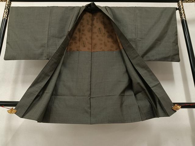 平和屋着物●男性 本場大島紬 アンサンブル 100亀甲 総詰め 正絹 逸品 AAAZ5120ph