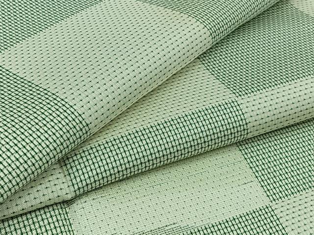 平和屋着物▽お召 単衣 市松文様 正絹 逸品 AAAZ5701jh