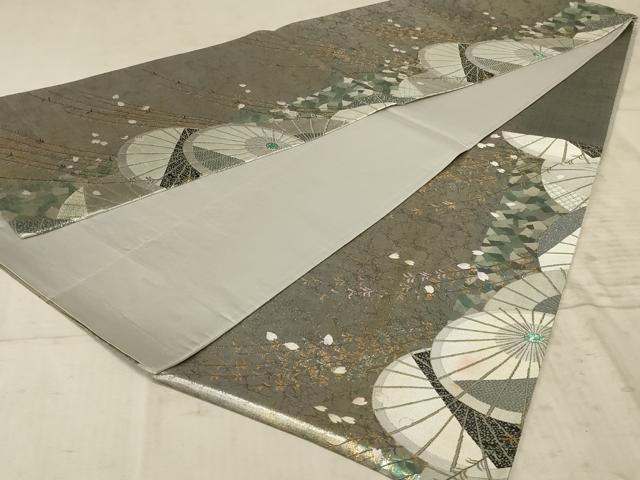 平和屋着物◎六通柄袋帯 唐織 古都の小径 金銀糸 正絹 逸品 AAAZ6300ou