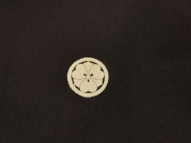 平和屋着物■豪華黒留袖 駒刺繍 飛鶴文 金彩 正絹 逸品 AAAZ6777ru