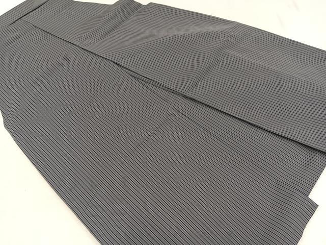 平和屋着物●男性 馬乗り袴 縞 正絹 逸品 AAAZ6826ph