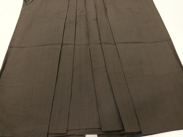 平和屋着物●男性 馬乗り袴 縞 正絹 逸品 AAAZ6829ph
