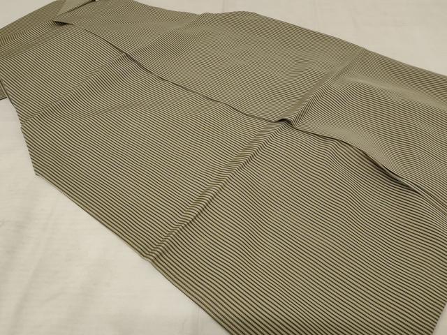 平和屋着物*夏物 男性 馬乗り袴 縞 正絹 逸品 AAAZ6888st