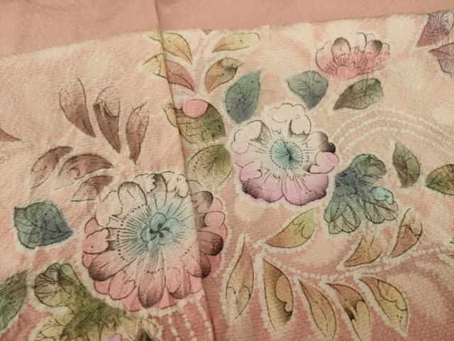 平和屋着物●豪華振袖 作家物 辻が花 絞り 舞花文 暈し染め さが美扱い 正絹 逸品 AAAZ7215ck