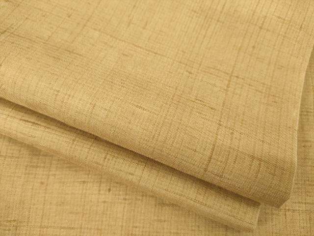 平和屋着物●上質な紬 色無地 芝翫茶色 正絹 逸品 AAAZ7238ck