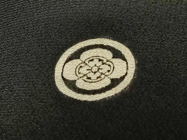 平和屋着物●豪華黒留袖 駒刺繍 草花文 金彩 正絹 逸品 AAAZ7316zg