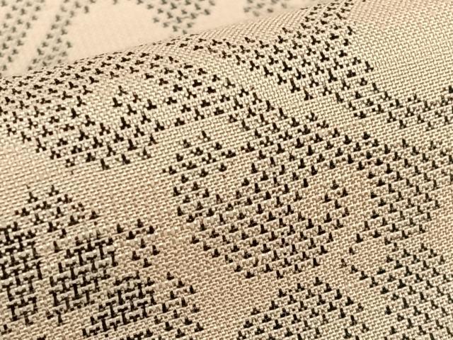 平和屋着物●上質な紬 花丸文 正絹 逸品 AAAZ7431zg