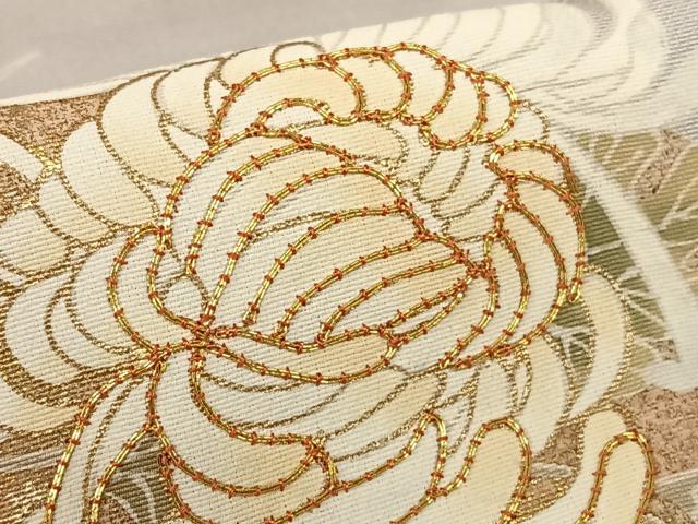 平和屋着物●豪華色留袖 駒刺繍 色紙重ね花文 金彩 正絹 逸品 AAAZ7449zg