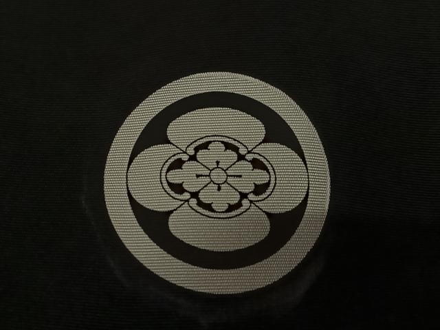 平和屋着物●男性 黒紋付 正絹 逸品 AAAZ7588zg