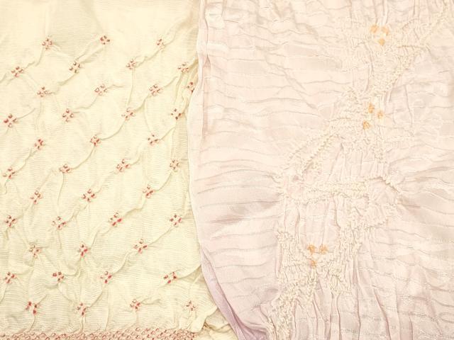 平和屋着物*夏物 和装小物 帯揚げ10枚 部分絞り 柄絞り 全て正絹 逸品 AAAZ7798ay