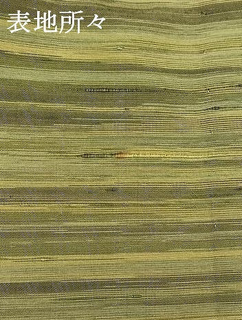 平和屋着物▽上質な紬 単衣 横段文 正絹 逸品 AAAZ7813jh