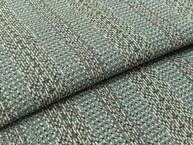 平和屋着物▽本塩沢 単衣 縞 正絹 逸品 AAAZ7821jh