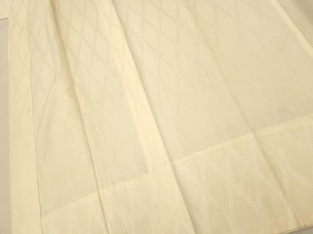 平和屋着物■長襦袢 無双仕立て 立涌地紋 正絹 逸品 AAAZ7917fw