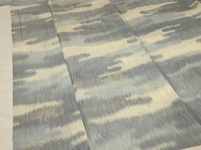 平和屋着物*夏物 小紋 楓紋紗 霞文 正絹 逸品 AAAZ8537jd