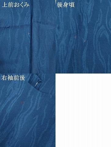 平和屋着物*夏物 色無地 紗 変わり縞 正絹 逸品 AAAZ8556jd