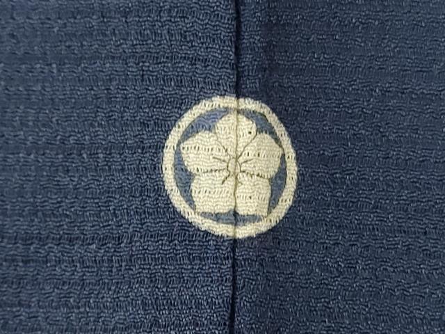 平和屋着物*夏物 本加賀友禅作家 白坂幸蔵監修 色無地 絽 鉄御納戸色 正絹 逸品 AAAZ8569jd