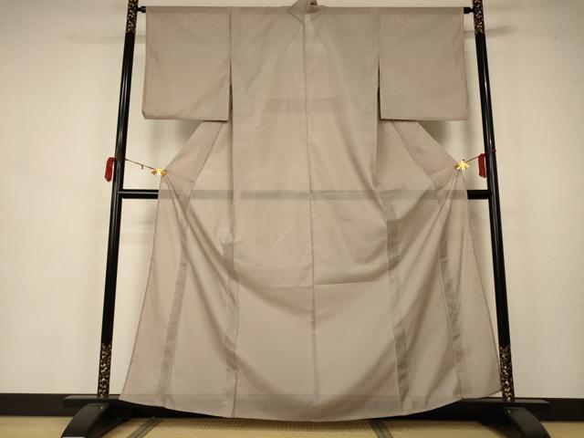 平和屋着物*夏物 色無地 絽 空五倍子色 正絹 逸品 AAAZ8595jd