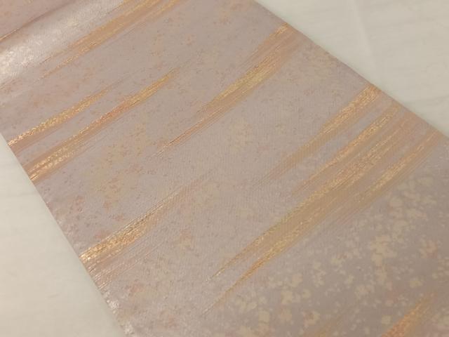 平和屋着物◎六通柄袋帯 霞文 金銀糸 正絹 逸品 AAAZ8831mw