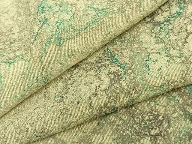 平和屋着物▽上質な小紋 単衣 墨流し文様 正絹 逸品 AAAZ9046fy