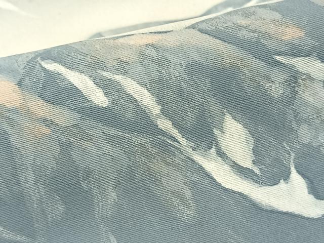 平和屋着物▽訪問着 単衣 作家物 手描き 風景文 暈し染め 正絹 逸品 AAAZ9087fy