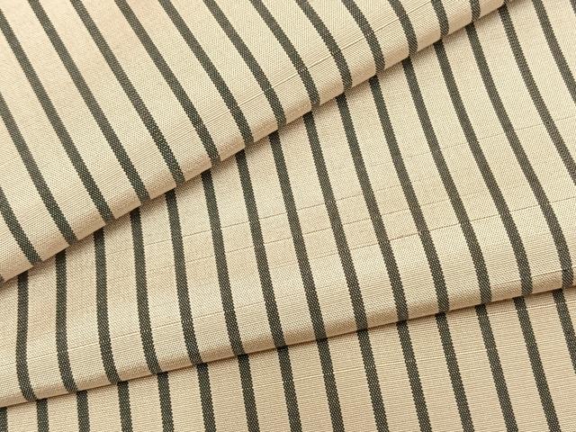 平和屋着物▽お召 単衣 縞 正絹 逸品 AAAZ9127fy