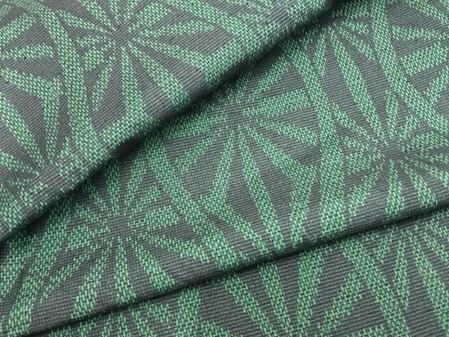 平和屋着物▽上質な紬 単衣 立涌文 正絹 逸品 AAAZ9140fy