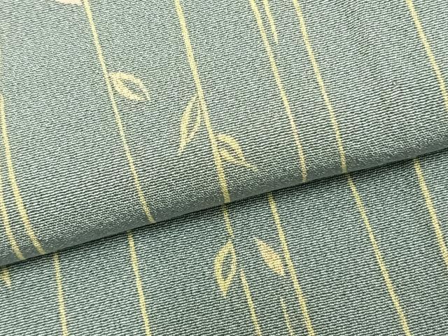 平和屋着物▽上質な小紋 単衣 蔦の葉文 正絹 逸品 AAAZ9204fy