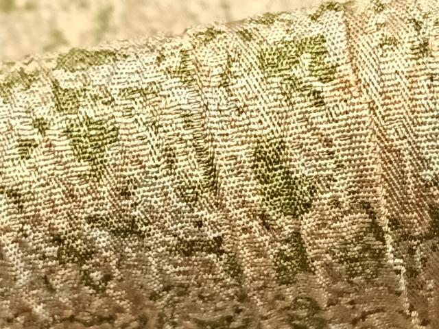 平和屋着物▽上質な小紋 単衣 霞文 正絹 逸品 AAAZ9213fy
