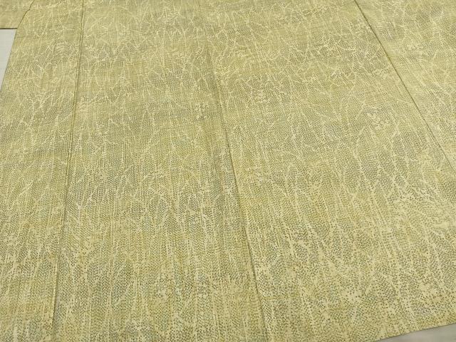 平和屋着物▽上質な紬 単衣 抽象文様 正絹 逸品 AAAZ9216fy