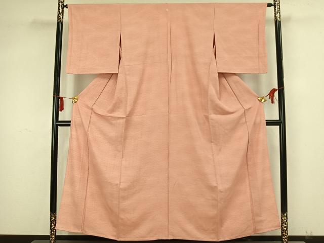 平和屋着物▽上質な小紋 単衣 芝文 暈し染め 正絹 逸品 AAAZ9244fy