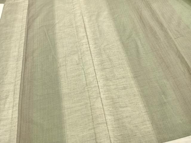 平和屋着物▽上質な紬 単衣 縞 正絹 逸品 AAAZ9319fy