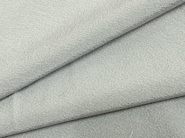平和屋着物▽上質な色無地 単衣 灰青色 正絹 逸品 AAAZ9327fy