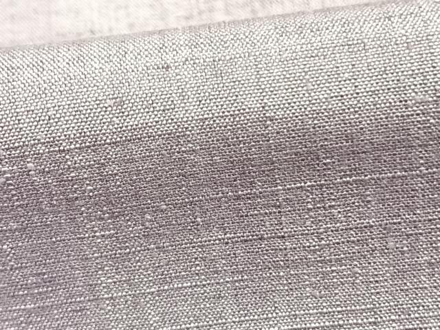 平和屋着物▽上質な紬 単衣 間道 正絹 逸品 AAAZ9378fy