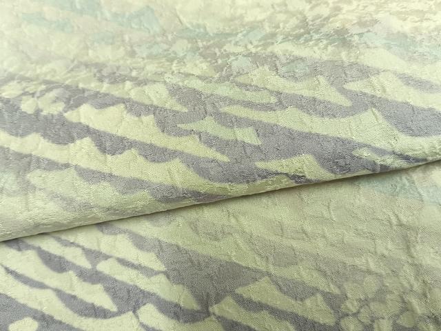 平和屋着物▽訪問着 単衣 幾何学文 正絹 逸品 AAAZ9384fy