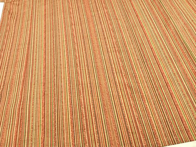 平和屋着物▽上質な紬 単衣 間道 正絹 逸品 未使用 AAAZ9445fy