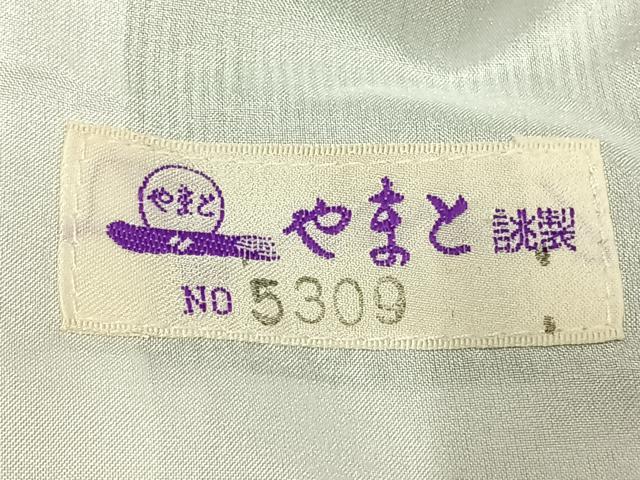 平和屋着物▽小紋 単衣 縞 やまと誂製 洗える着物 AAAZ9462fy