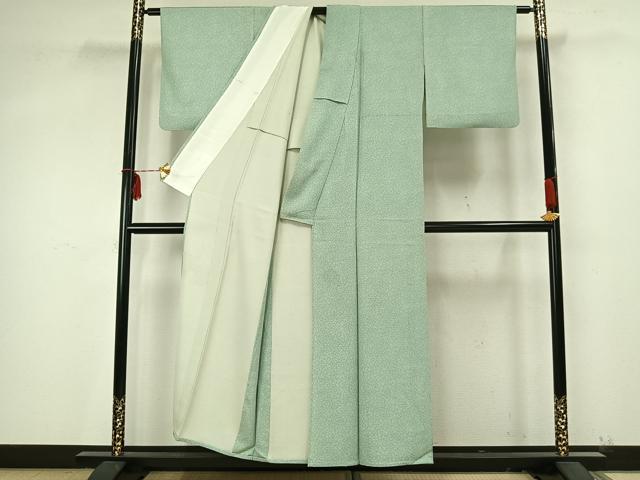 平和屋着物▽江戸小紋 単衣 花尽くし 正絹 逸品 AAAZ9477fy